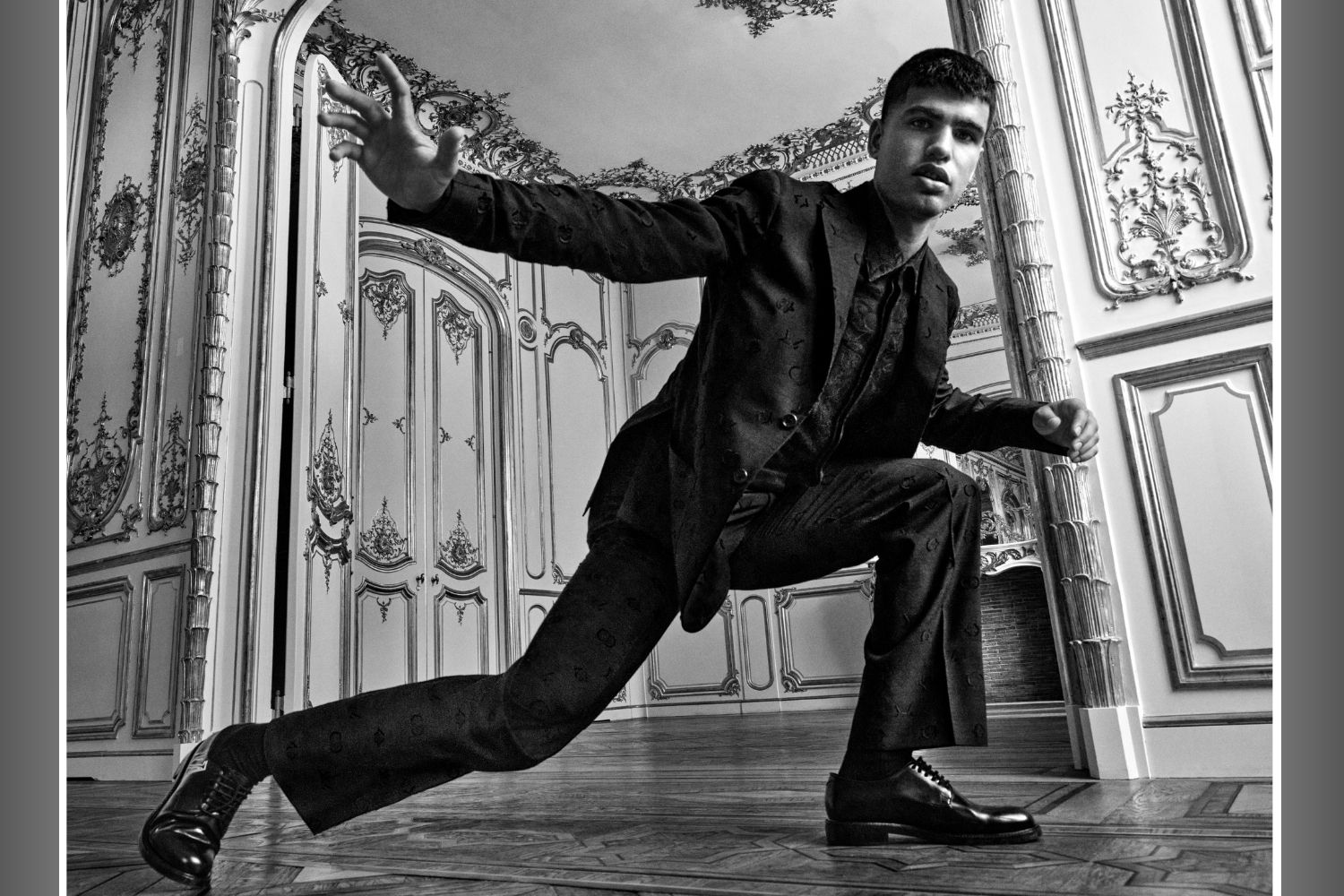 Louis Vuitton presents Carlos Alcaraz in its Men’s Spring-Summer 2024 formalwear campaign