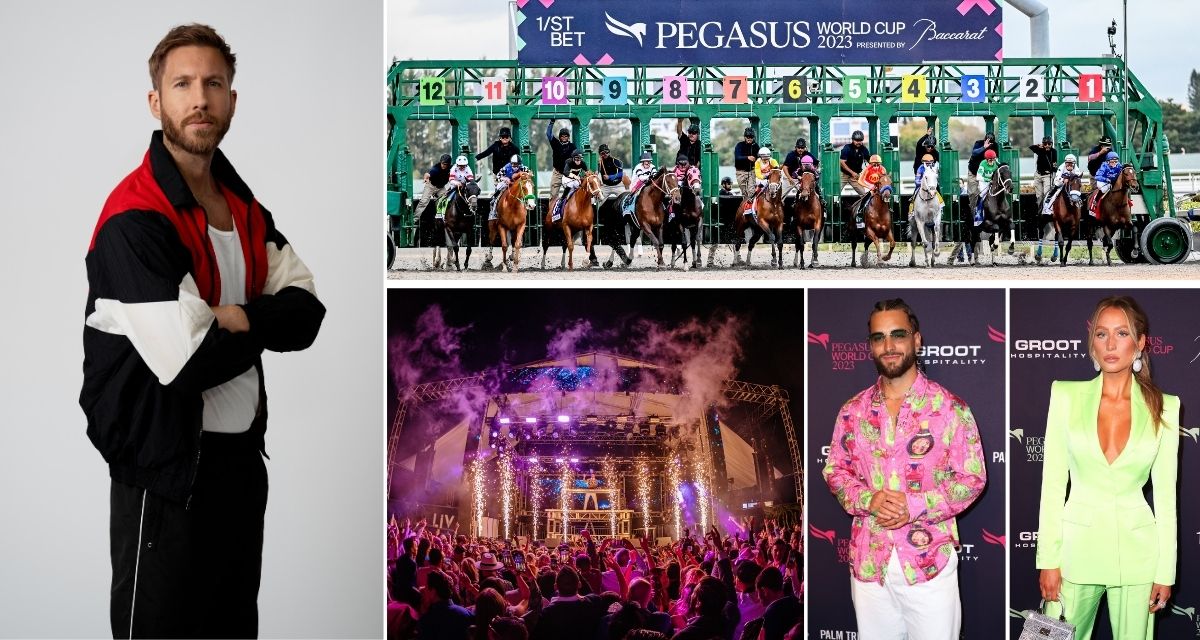 Calvin Harris to headline the 2024 Pegasus World Cup