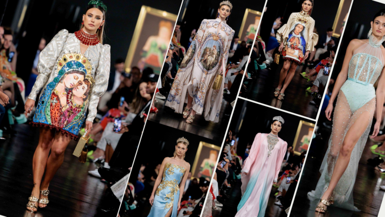 A Magnificent Ode to Opulence: Giannina Azar's "Renaissance" Reigns Supreme at Miami Fashion Week 2024