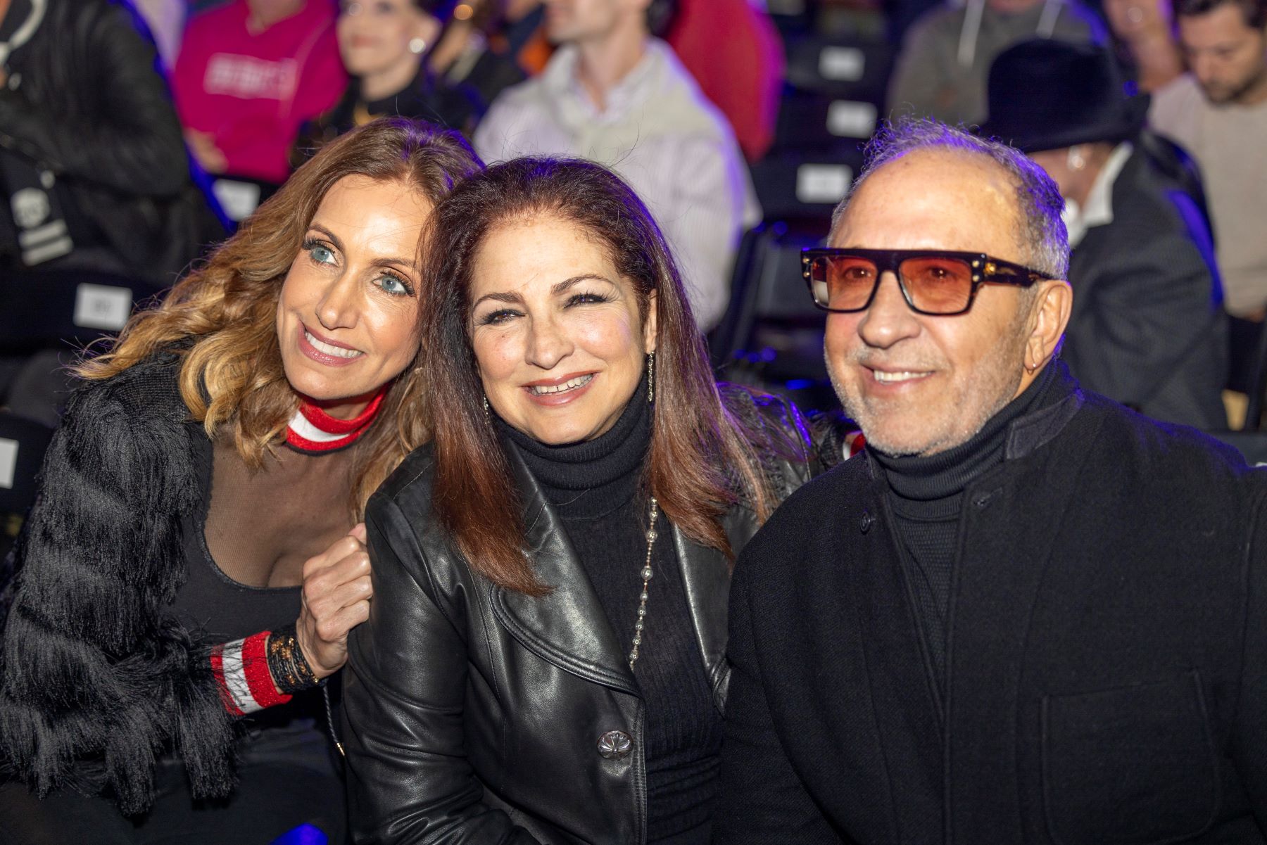 Lili Estefan, Gloria Estefan and Emilio Estefan.