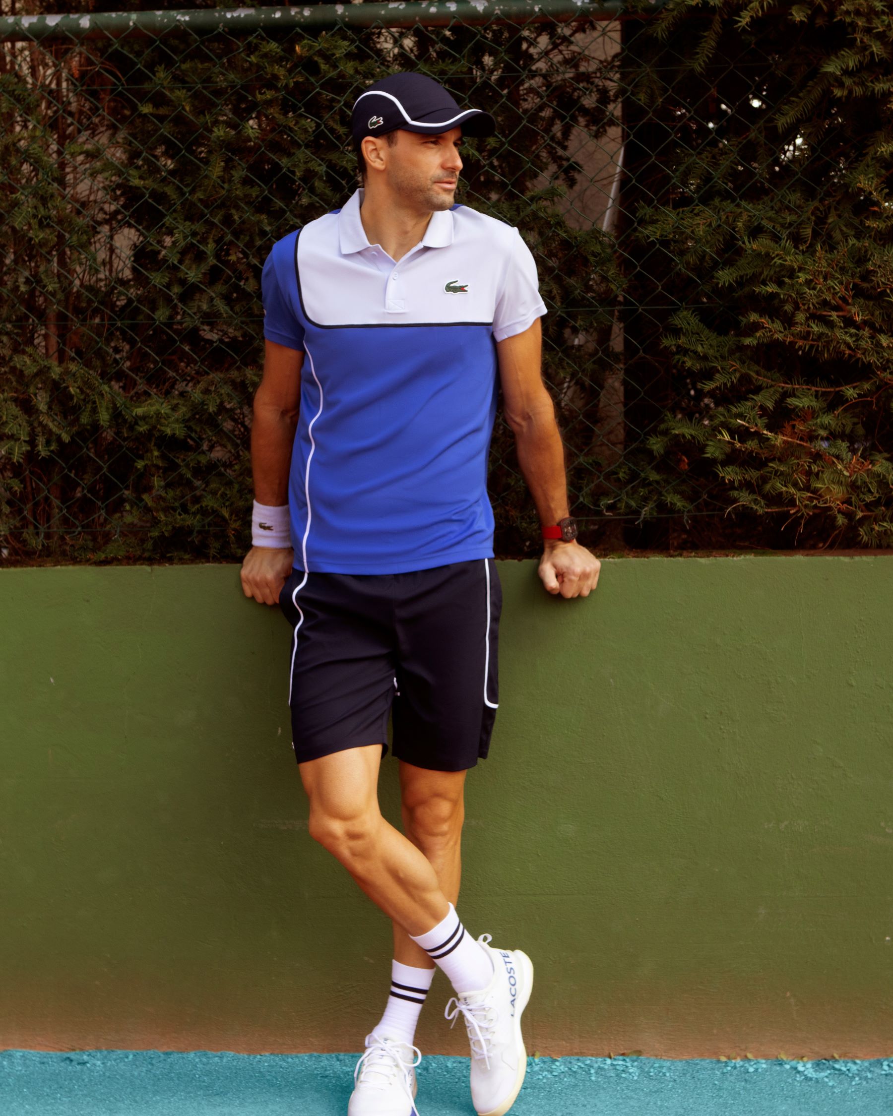 Grigor  Dimitrov. | Lacoste Returns to the 2024 Miami Open by Itaú