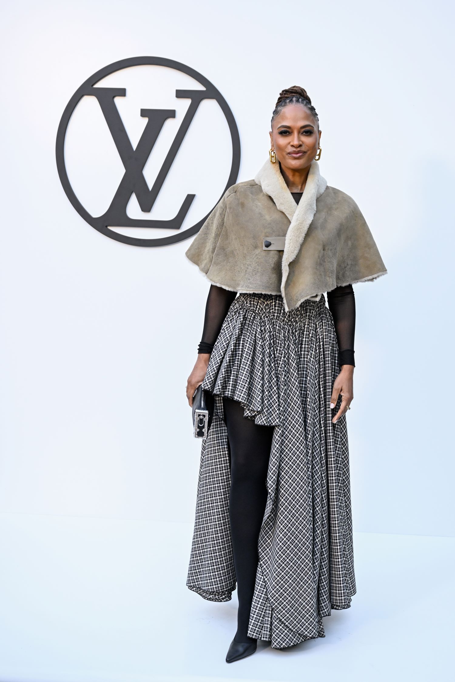AVA DUVERNAY attending the Cruise 2025 Fashion Show by Louis Vuitton in Barcelona | CRUISE 2025 FASHION SHOW COLLECTION © Louis Vuitton – All rights reserved | Courtesy of Gnazzo Group.