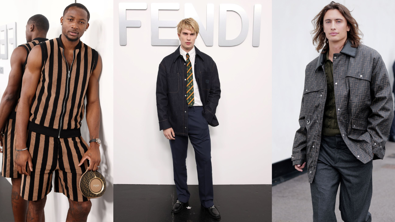 Global Stars Shine at FENDI Men’s Spring/Summer 2025 Collection Show