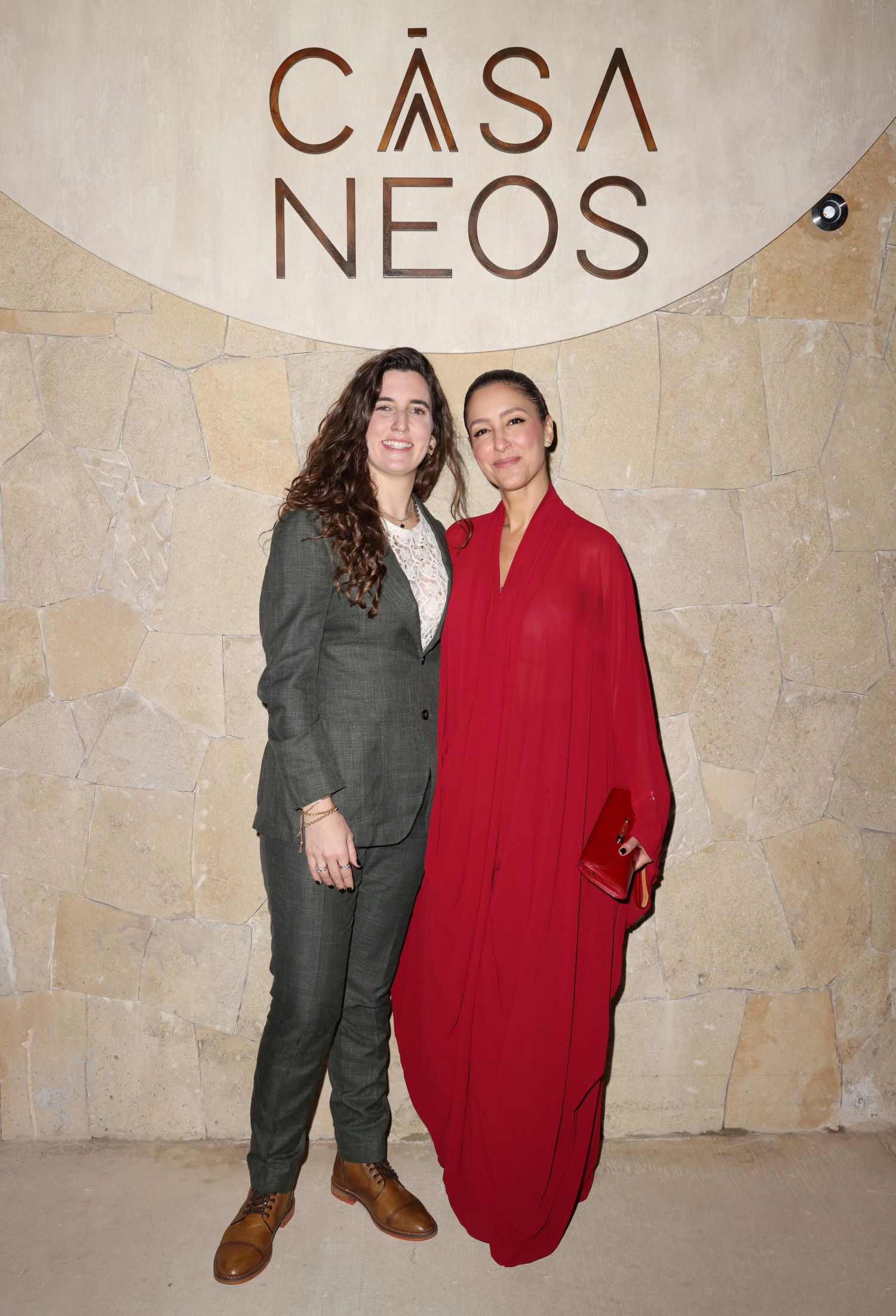 Liz and Violet Camacho. Photo Credit: Alexander Tamargo-Getty Images for CASA NEOS by Riviera Dining Group