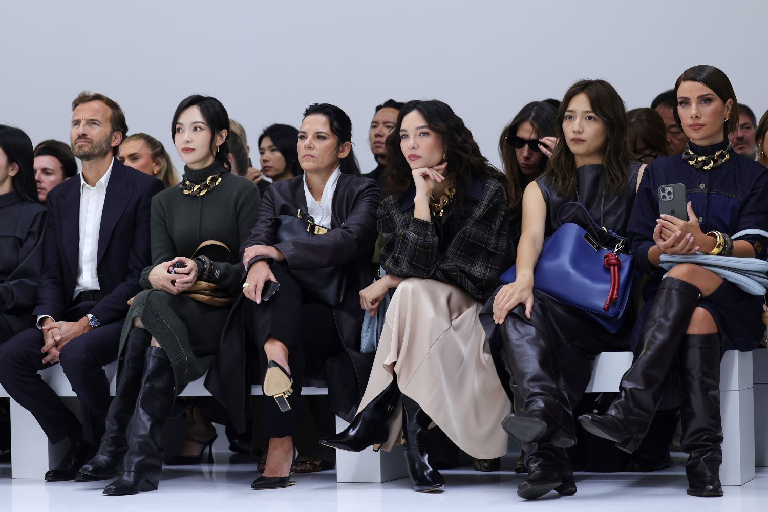 Celebrities at Fendi Womenswear SS25 Show