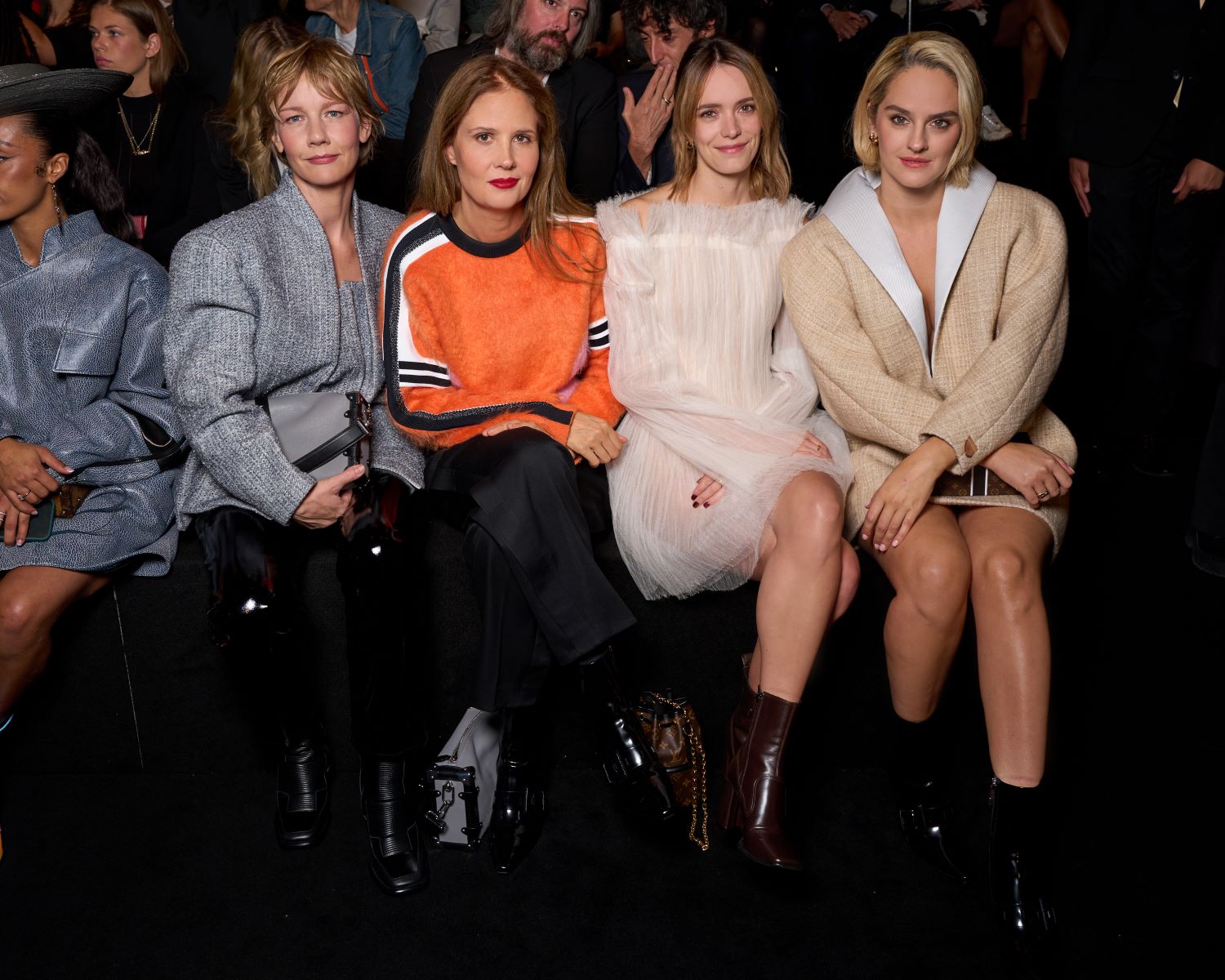 SANDRA HÜLLER, JUSTINE TRIET, STACY MARTIN, AND NOÉMIE MERLANT