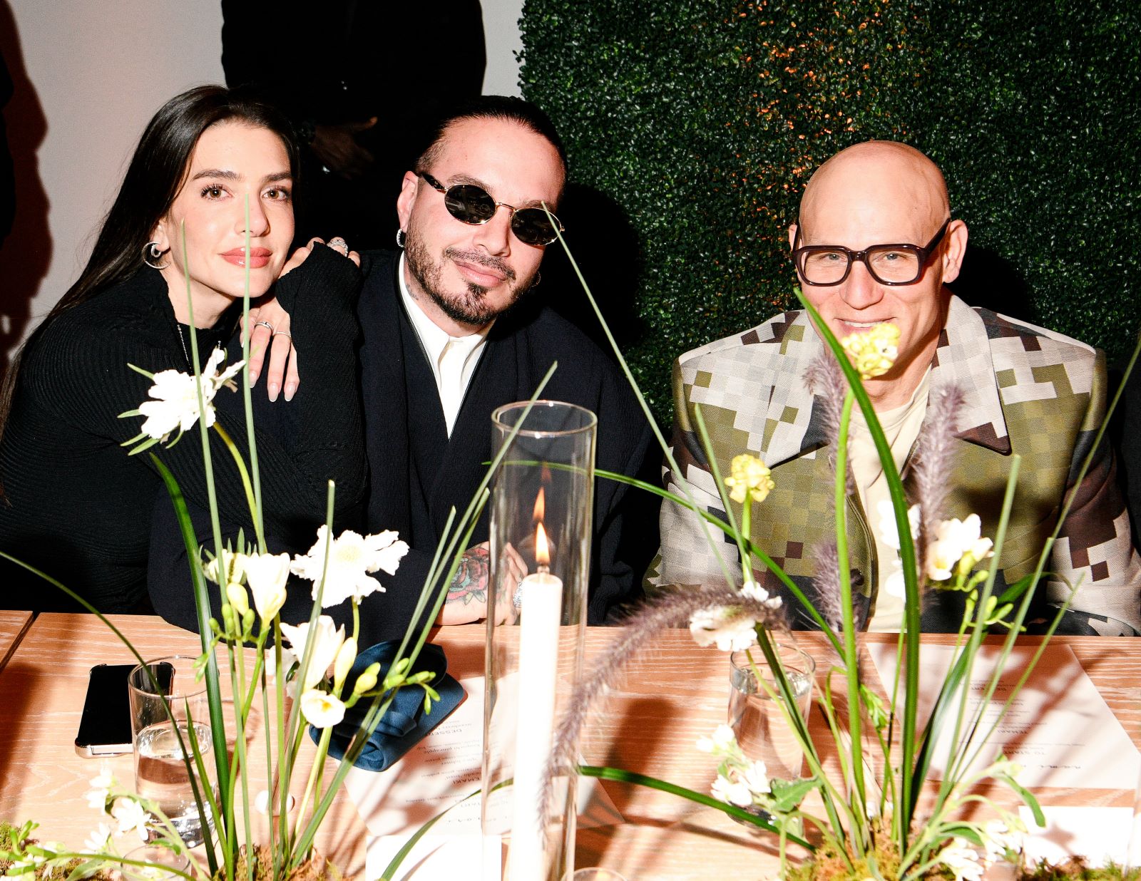 Valentina Ferrer, J Balvin, and Craig Robins